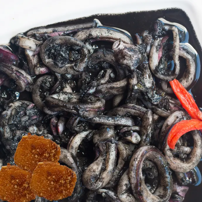 Croqueta de Calamares en su tinta 5 ud