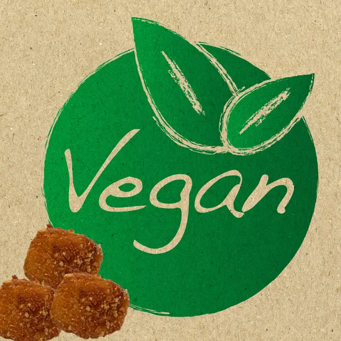Croquetas Veganas con leche de soja, Champiñones y Puerro 5 ud