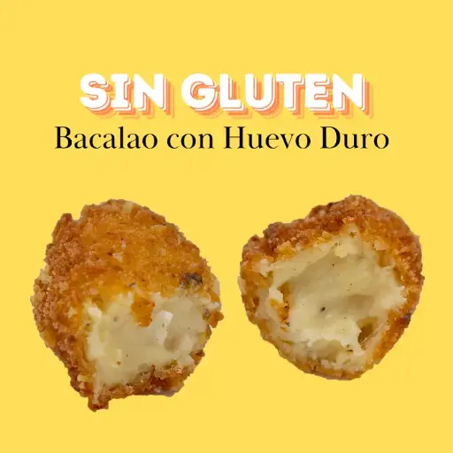 Sin gluten Bacalao con Huevo Duro 5 ud